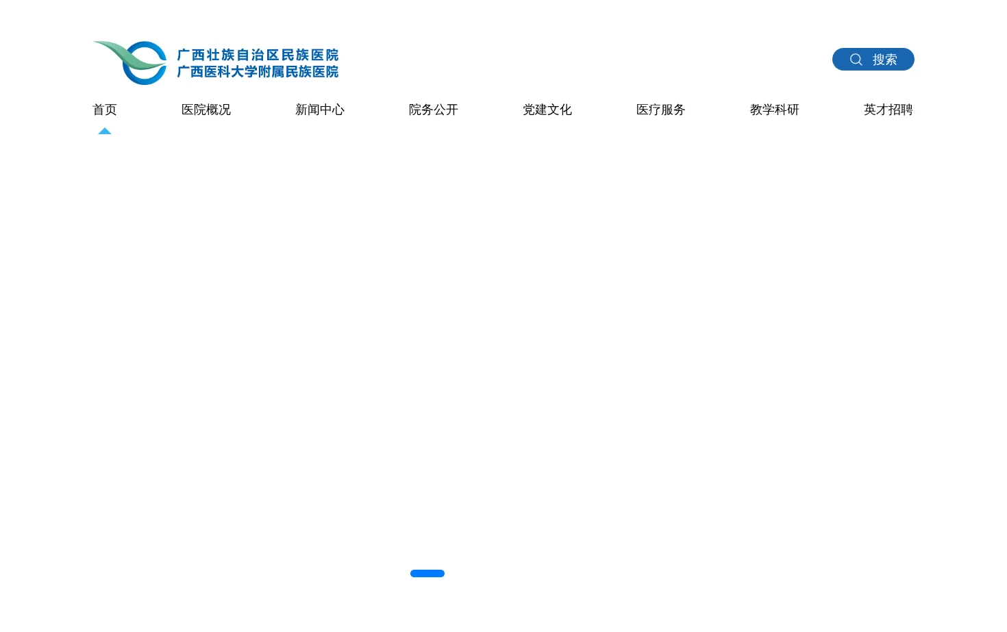 广西壮族自治区民族医院 页面快照